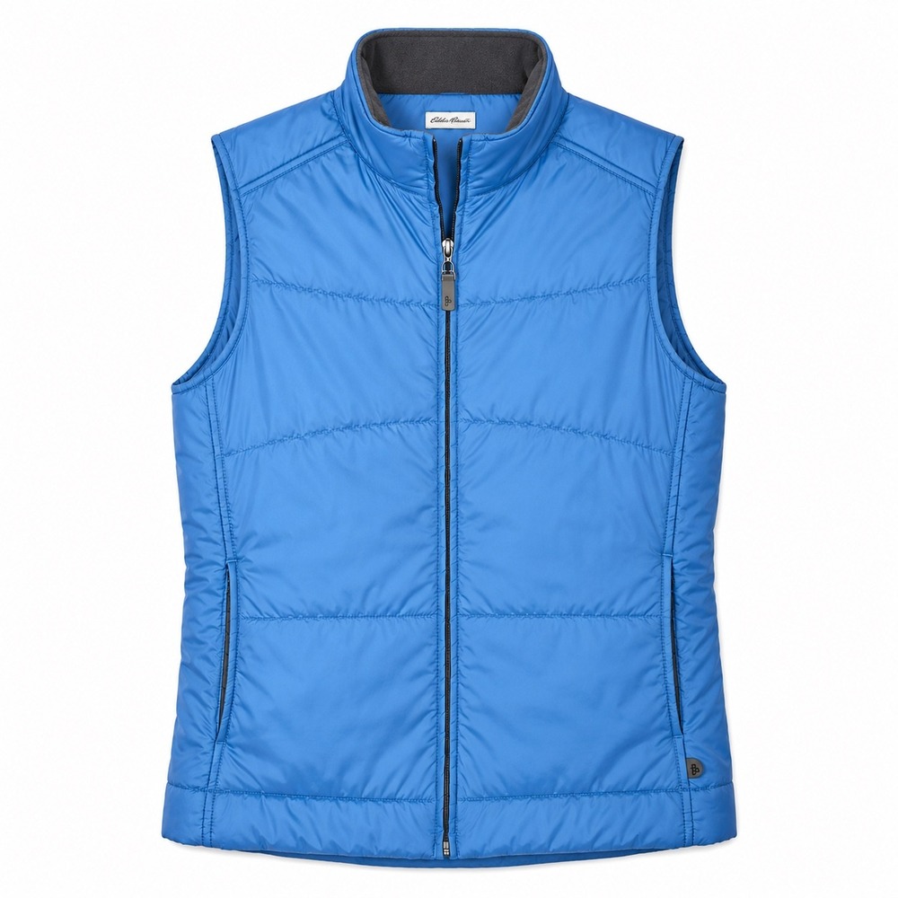 Alo Yoga Blue Lightweight Puffer Vest Athleisure Minimalist Medium